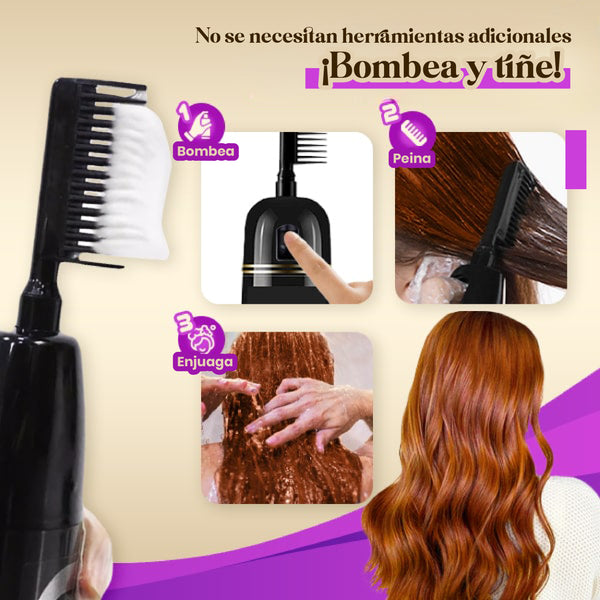 ColoReal™- Tinte para el cabello en crema para peinar en 1 paso