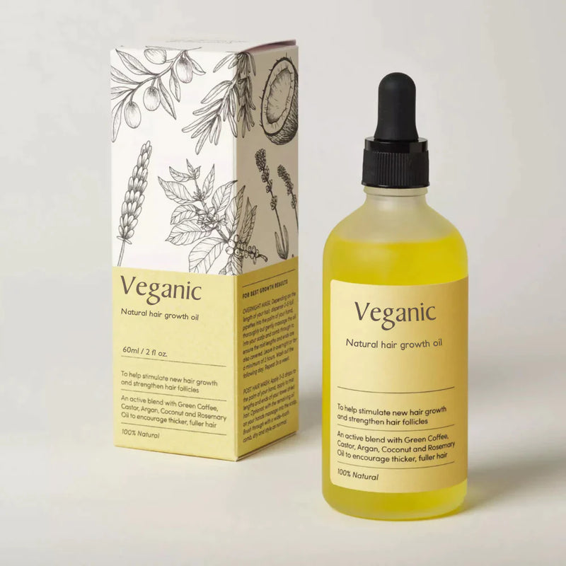 VeganHair™- Tratamiento con aceite natural para el crecimiento del cabello